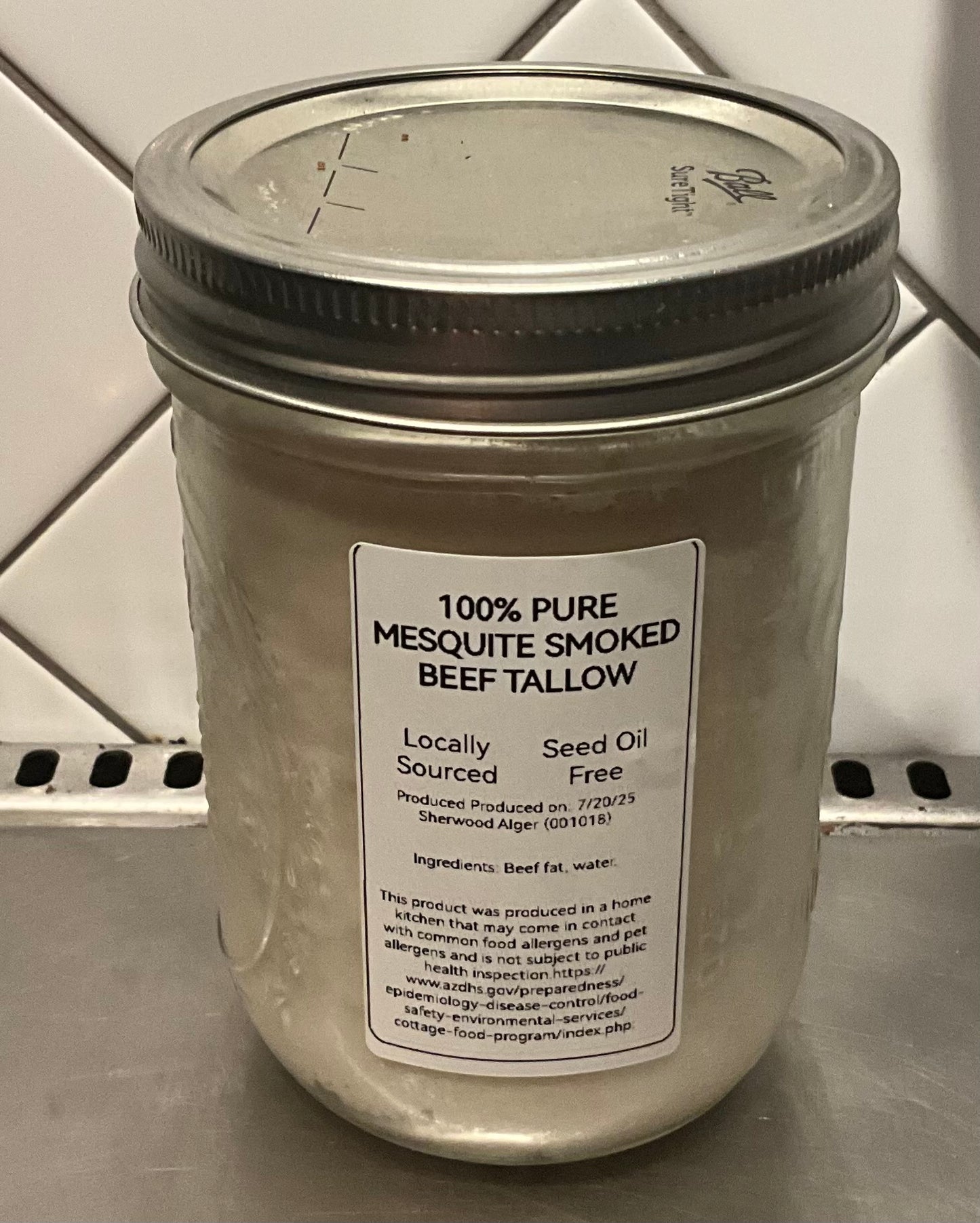 Mesquite Smoked Beef Tallow $14.99