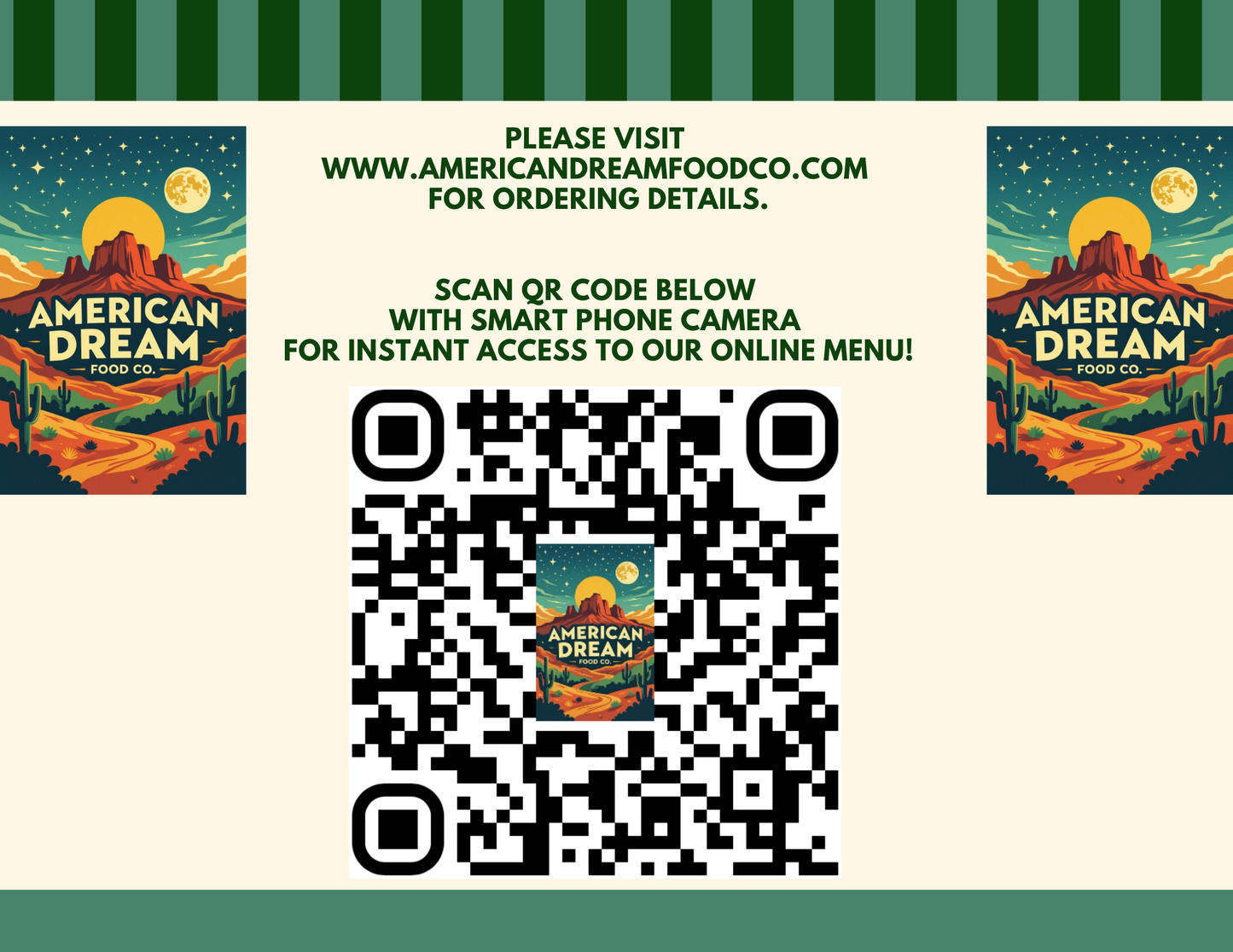 AmericanDreamFoodCo.com Gift Card