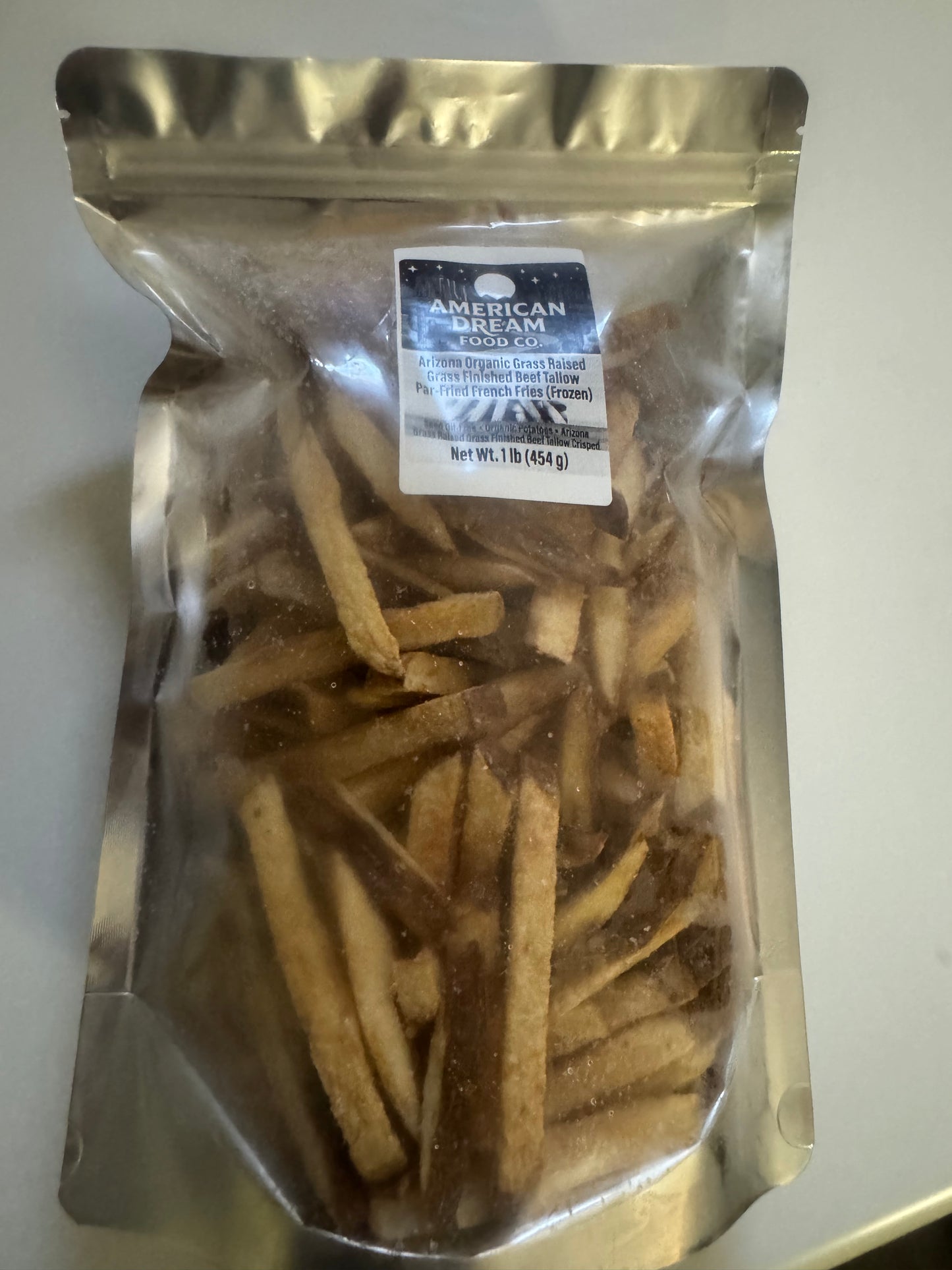 Arizona Grass-Raised, Grass-Finished Tallow Fried Organic French Fries 1 lb $12 GLUTEN FREE