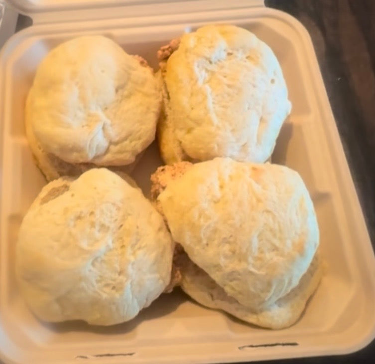 Organic Pasture Raised Korean Style Fried Chicken Sourdough Slider 4 pack (frozen) $25